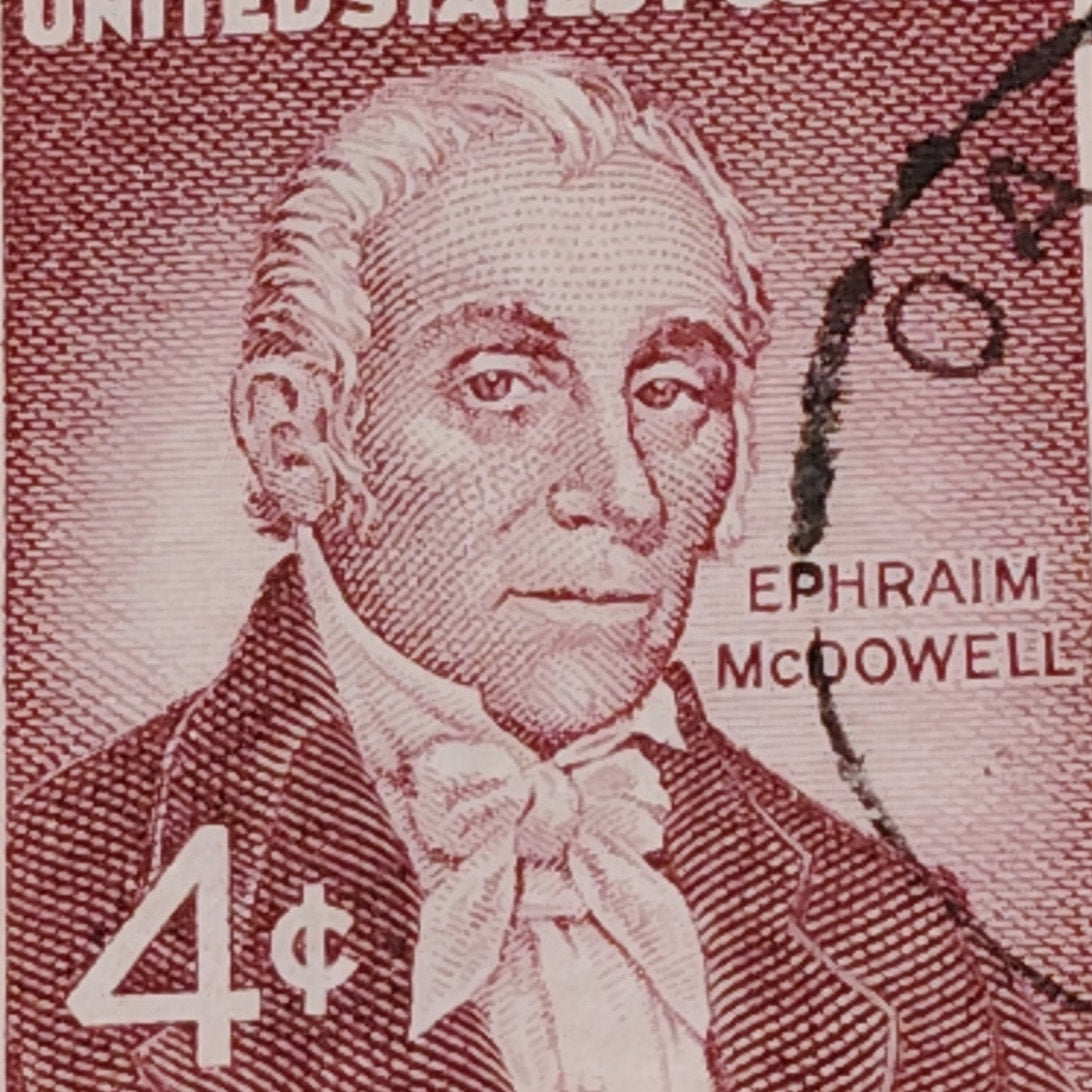 1959 Scott #1138 – 4¢ Ephraim McDowell / Surgical Pioneer – Canceled