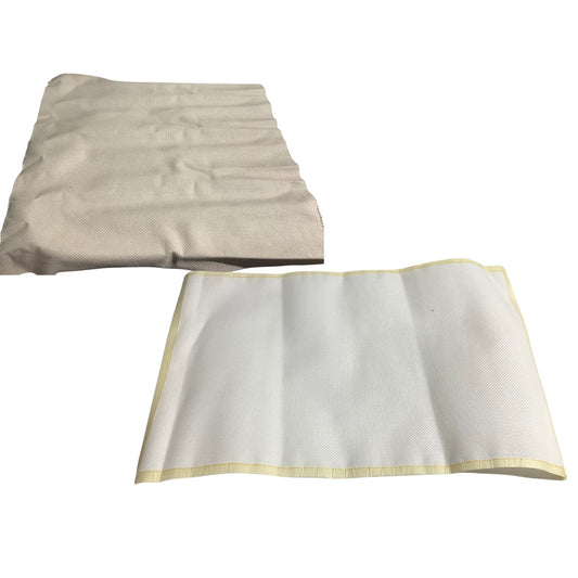2 PC Charles Craft 15" x 15" Beige & 17-3/4" x 11-5/8" 16 CT Cross-Stitch Fabric