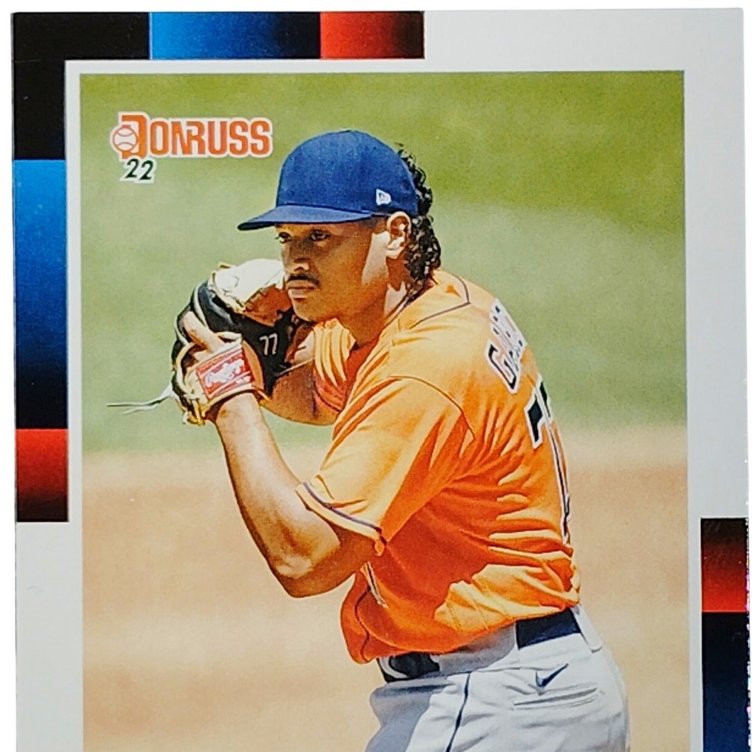 2022 Donruss Luis Garcia #260 Houston Astros Pitcher Action Shot - VG/EX