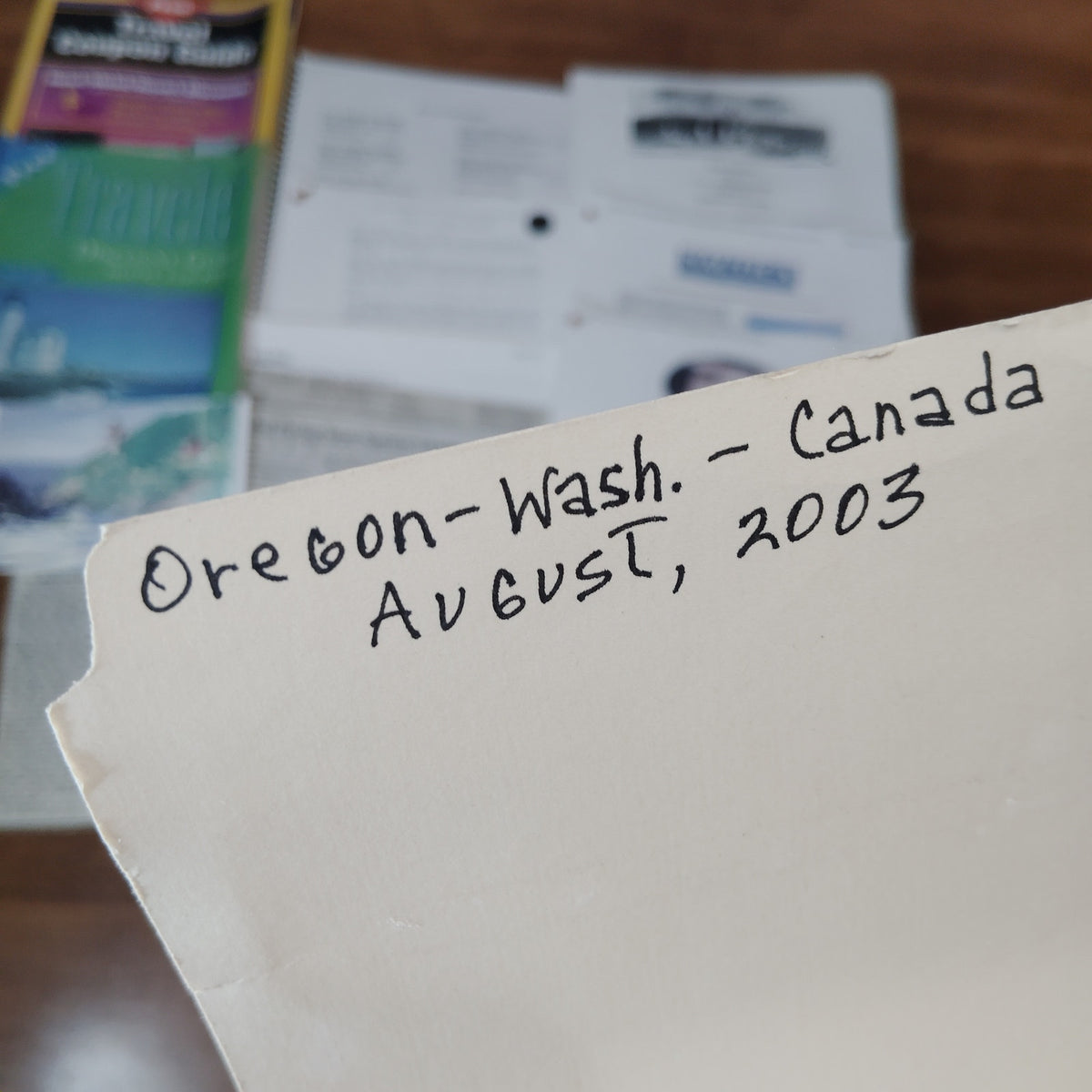VTG 1998 OR, WA, BC Travel Ephemera & Dunlap (DD-384) Ships Reunion Papers