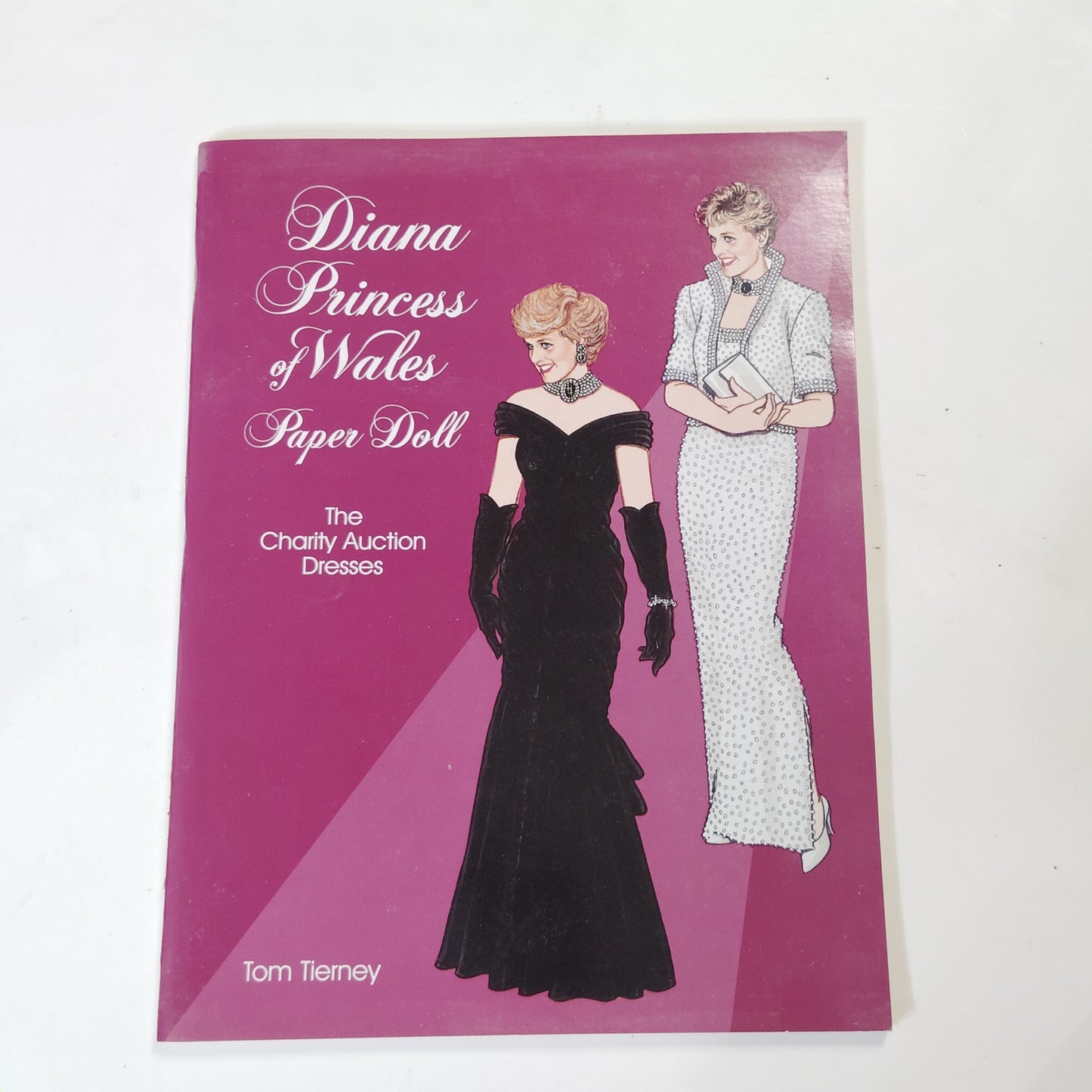 Diana Princess of Wales Paper Doll Charity Auction Dresses 1997 Paperback