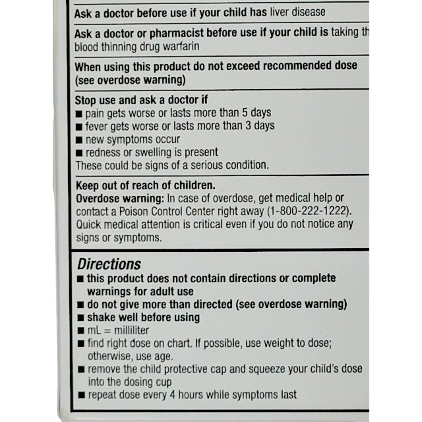 DG Health Children’s Pain Relief – Cherry Liquid – 8 fl oz – Exp. 03/2026
