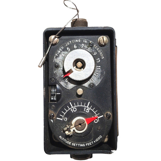 1959 Parachute Rip Cord Release – Automatic Type F-1B Class 3 – PR-2C – U.S. Gauge Sellersville PA