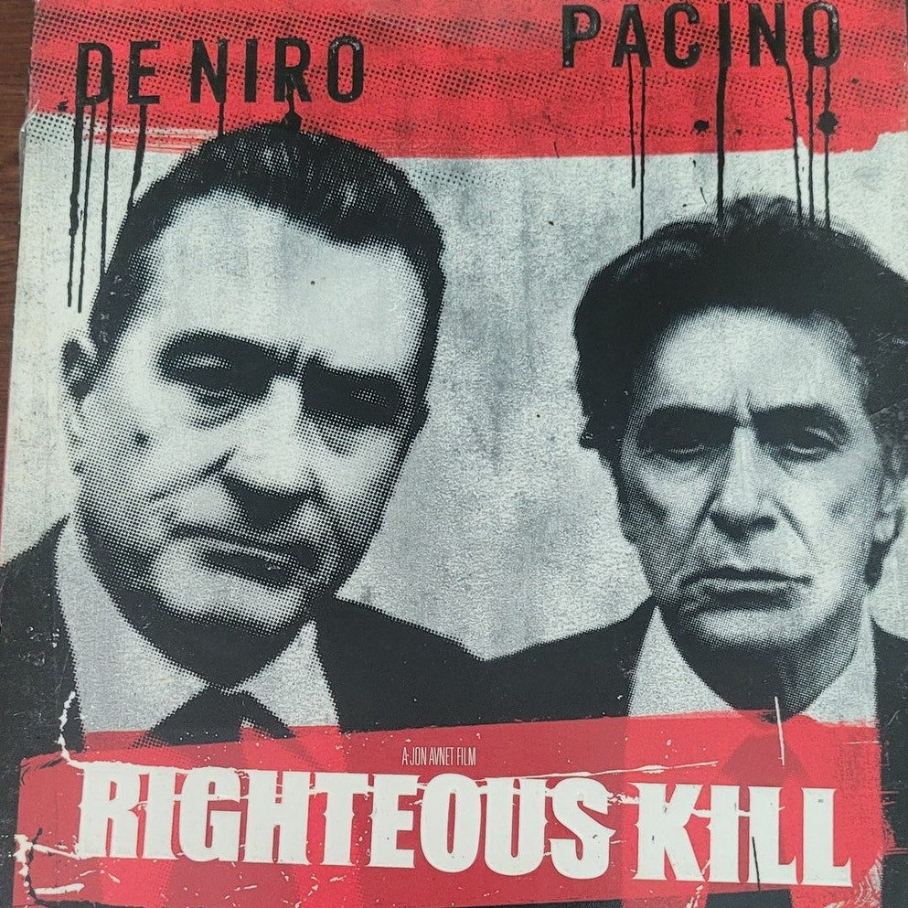 Righteous Kill (DVD, 2008) Crime Thriller Starring Robert De Niro & Al Pacino