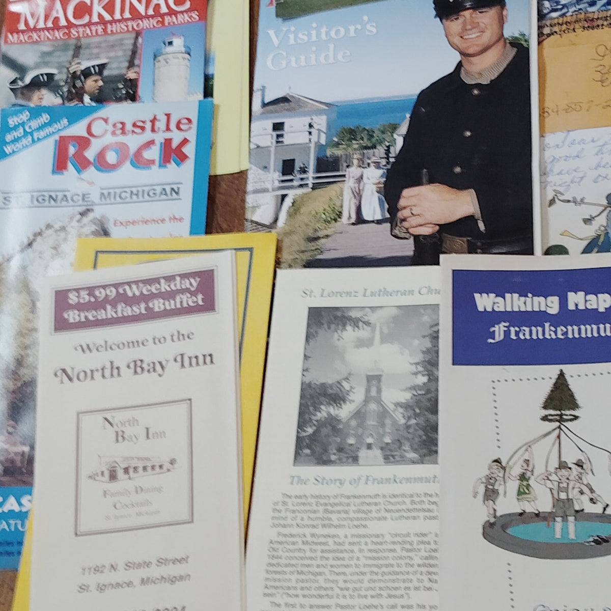 Vintage Mackinac Island Michigan Travel Brochure Lot - Historic Ephemera