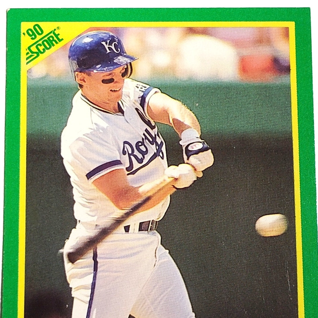 1990 Score Kevin Seitzer #199 Kansas City Royals Third Baseman MLB Baseball EX