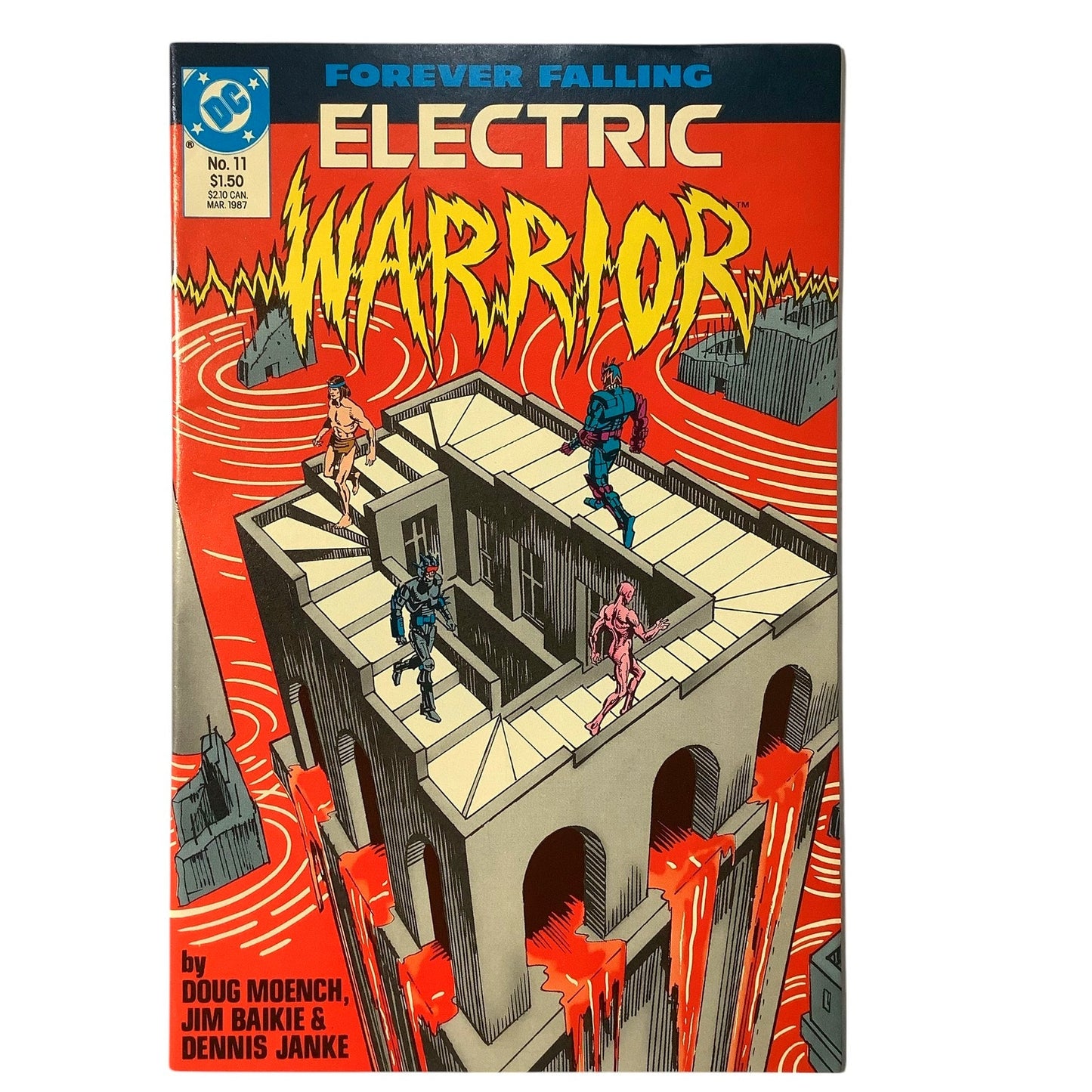 DC Comics, Electric Warrior #11, Ghost of Warriors Past, Mar 1987, VF+ 8.5