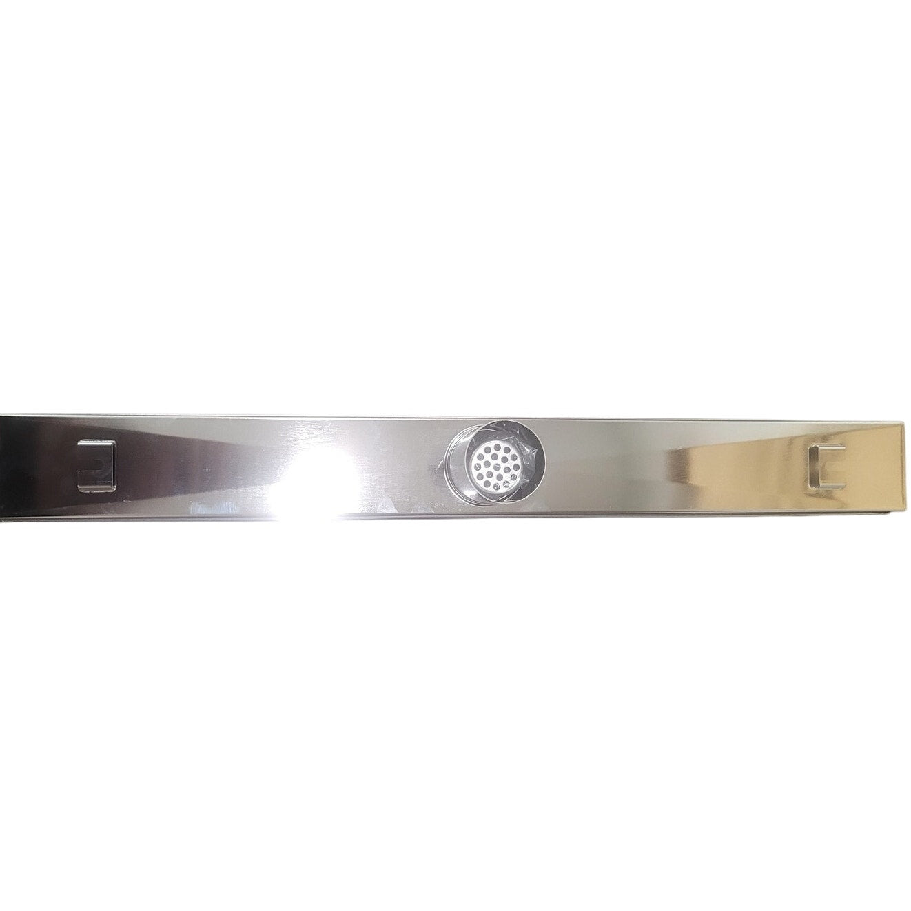 Rainlex 24" Stainless Steel Linear Shower Drain – Tile-in Cover, Brushed Nickel