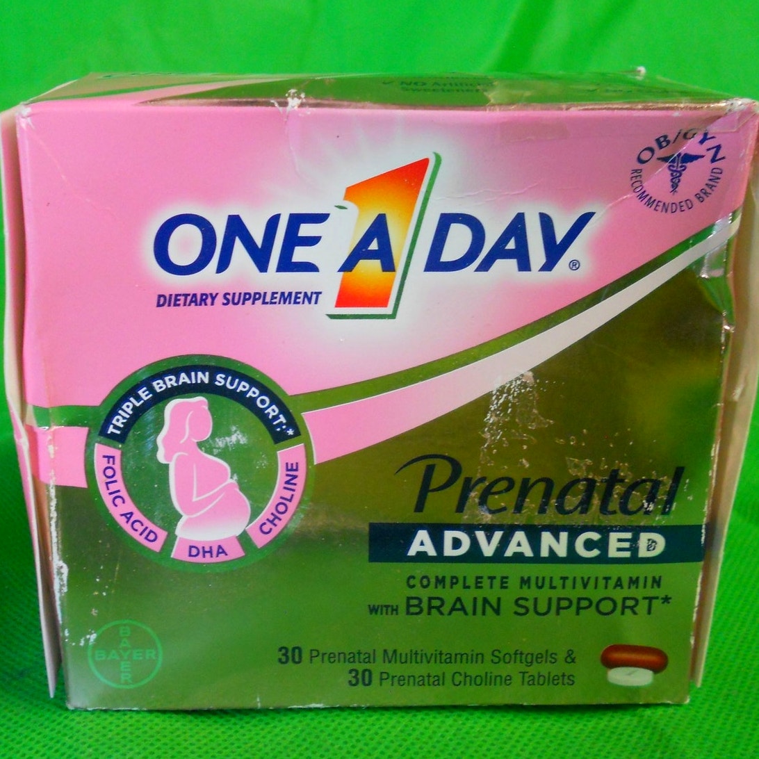 One A Day Advanced Prenatal Multivitamin with Choline, 30+30 Count