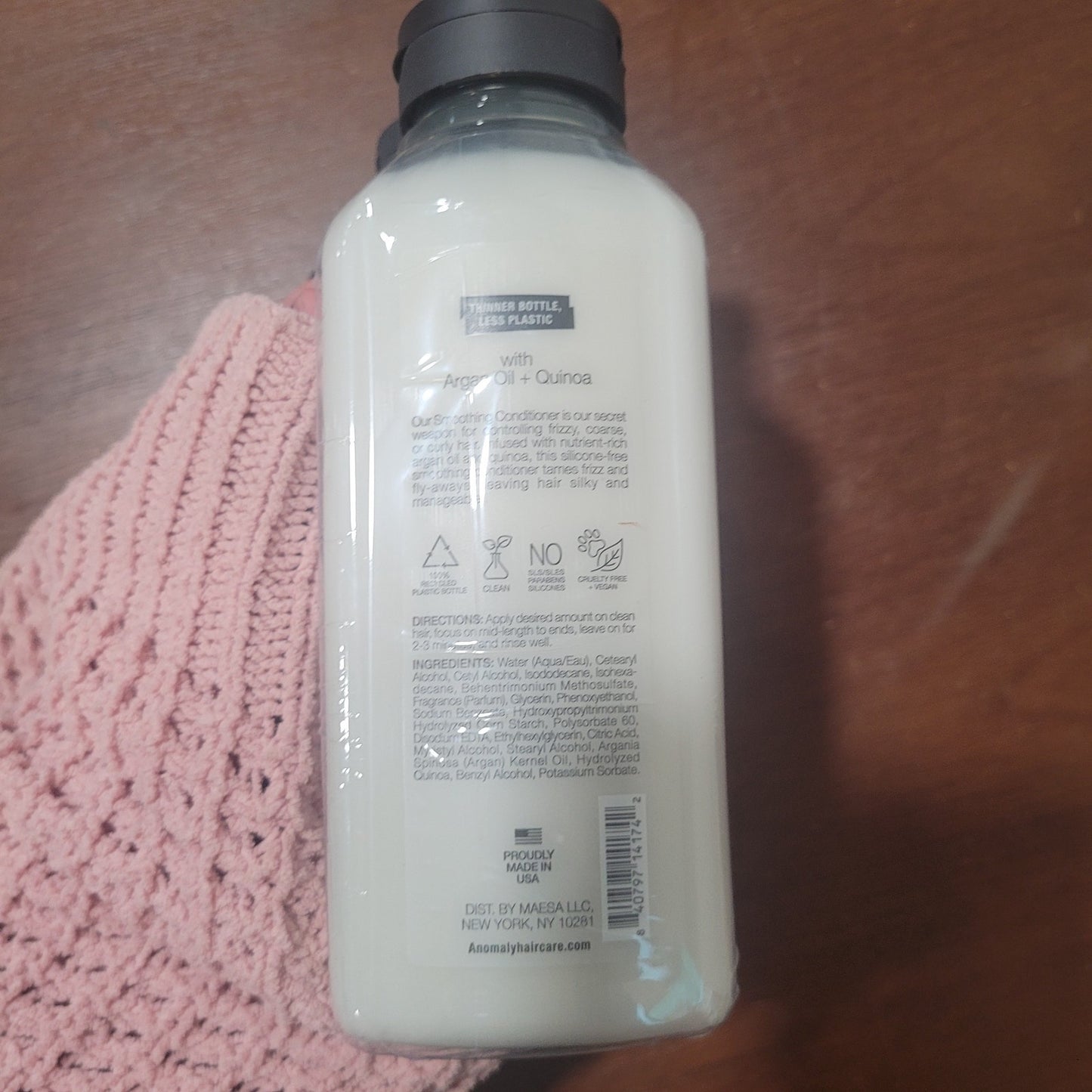 Anomaly Smoothing Conditioner – 3‑Pack – Silicone‑Free – Argan Oil & Quinoa