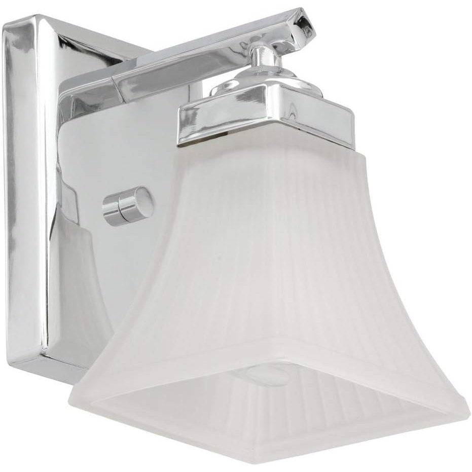 Progress Lighting 5 in. Oasis Collection 1-Light Polished Chrome Vanity Light