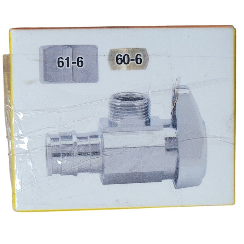 1/2 in. Cold Expansion PEX Inlet X 3/8 in. Comp Outlet 1/4-Turn Angle Stop