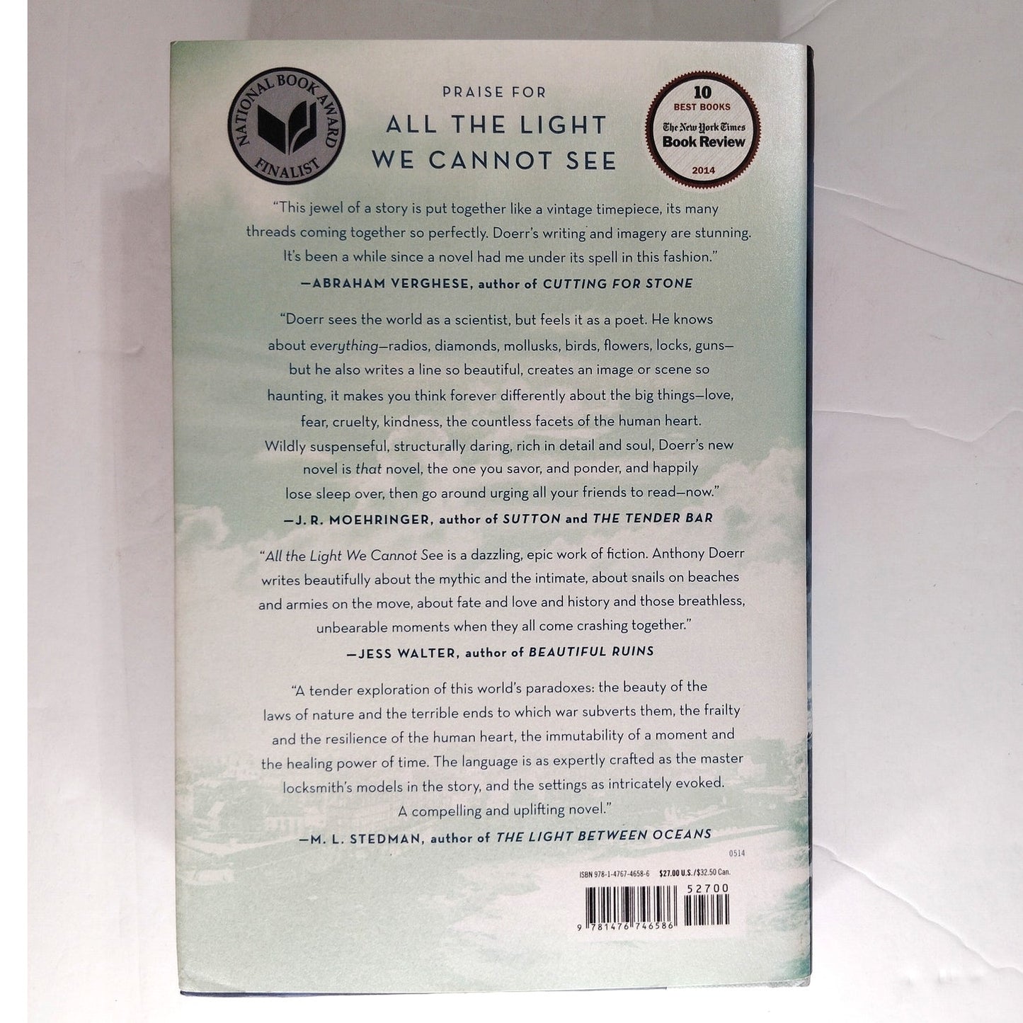 All the Light We Cannot See  Anthony Doerr Historical Fiction Hardcover 1st Ed