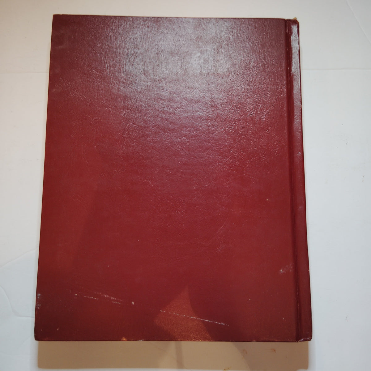 VTG 1973 Rand McNally World Atlas Imperial Edtn Oversized HC Burgundy Gold‑Foil