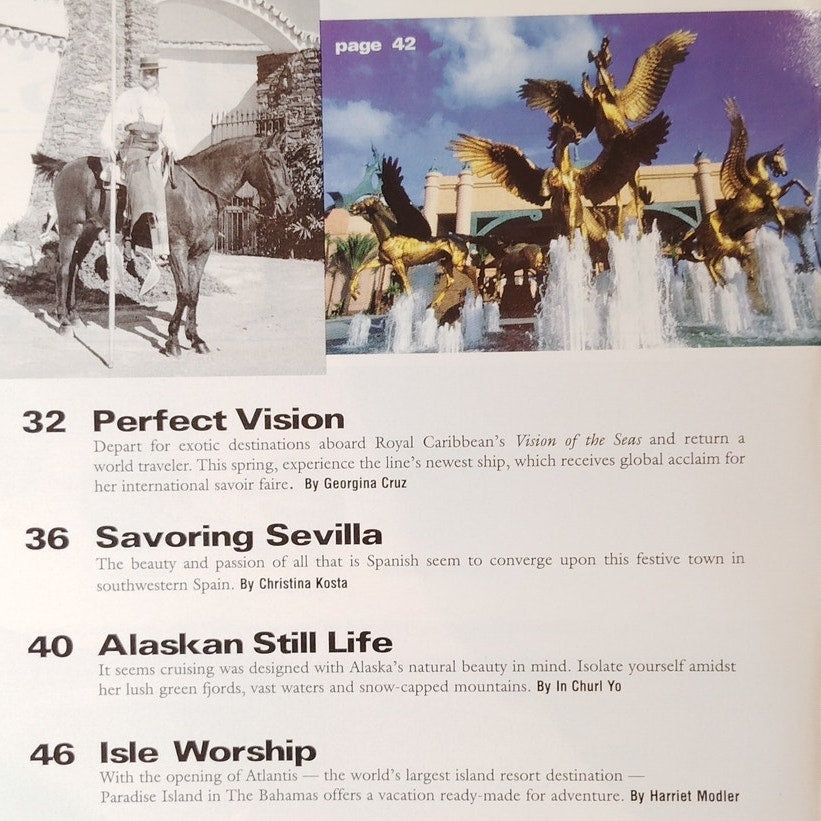 Interline Adventures Magazine March/April 1999 Alaska Cruising Vintage Travel