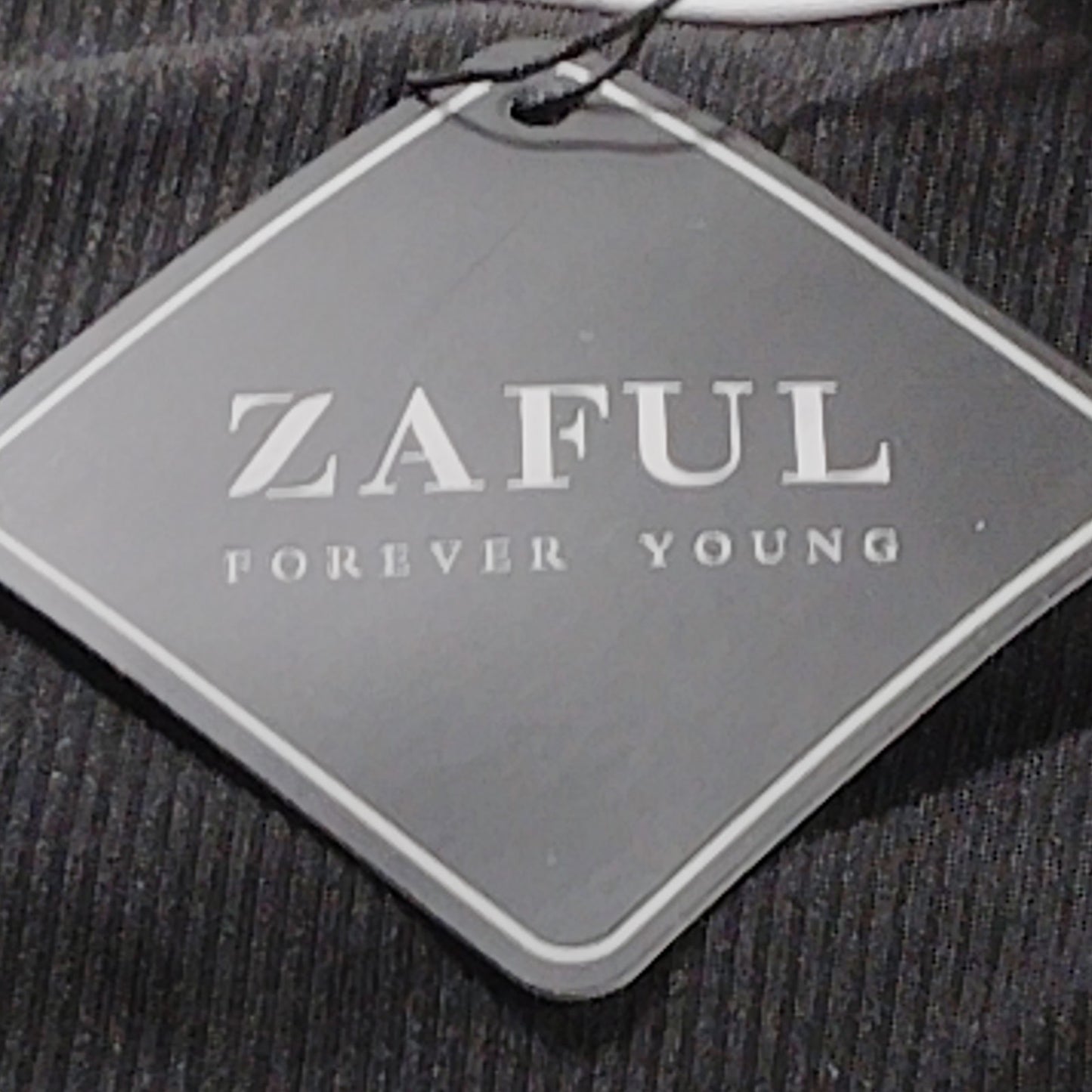ZAFUL Women’s Scalloped Bandeau Bikini Top – Black/White – 6 (M) – NWT