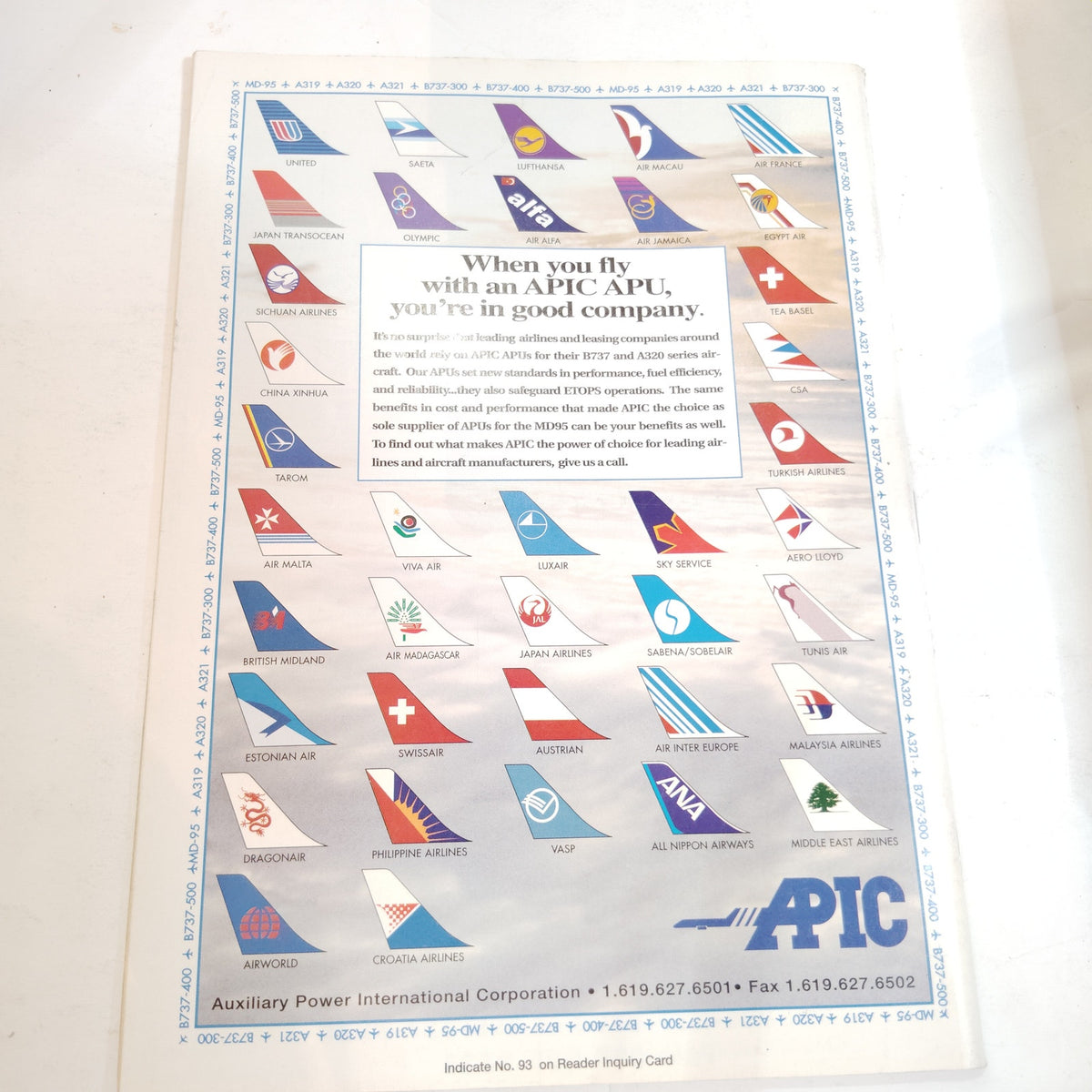 Air Transport World Magazine August 1997 - United Airlines Cover - Vintage