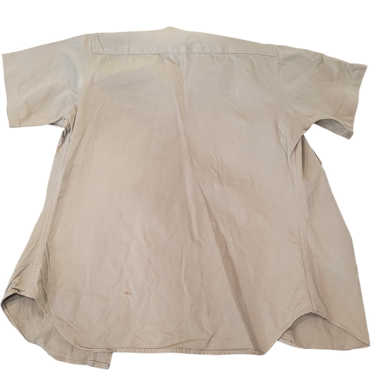 Vintage 1964 U.S. Military Khaki Cotton S/S Shirt – DSA-1-4418-64-C, 15x30