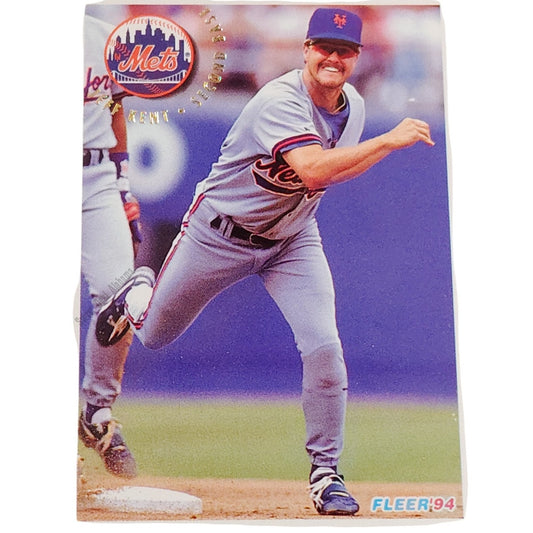 Jeff Kent, New York Mets, #570, 1994 Fleer Baseball Collector's Card