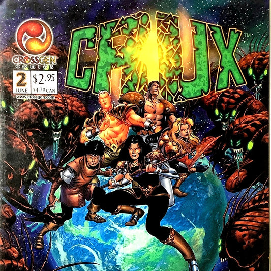 Crossgen Comics, Crux #2, June 2001, NM 9.4 by Waid, Epting, Magyar & D'Armata