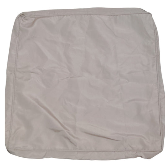 Outdoor Cushion Slipcover  25"W × 25"D × 3"H, Concealed Zipper, Hook & Loop