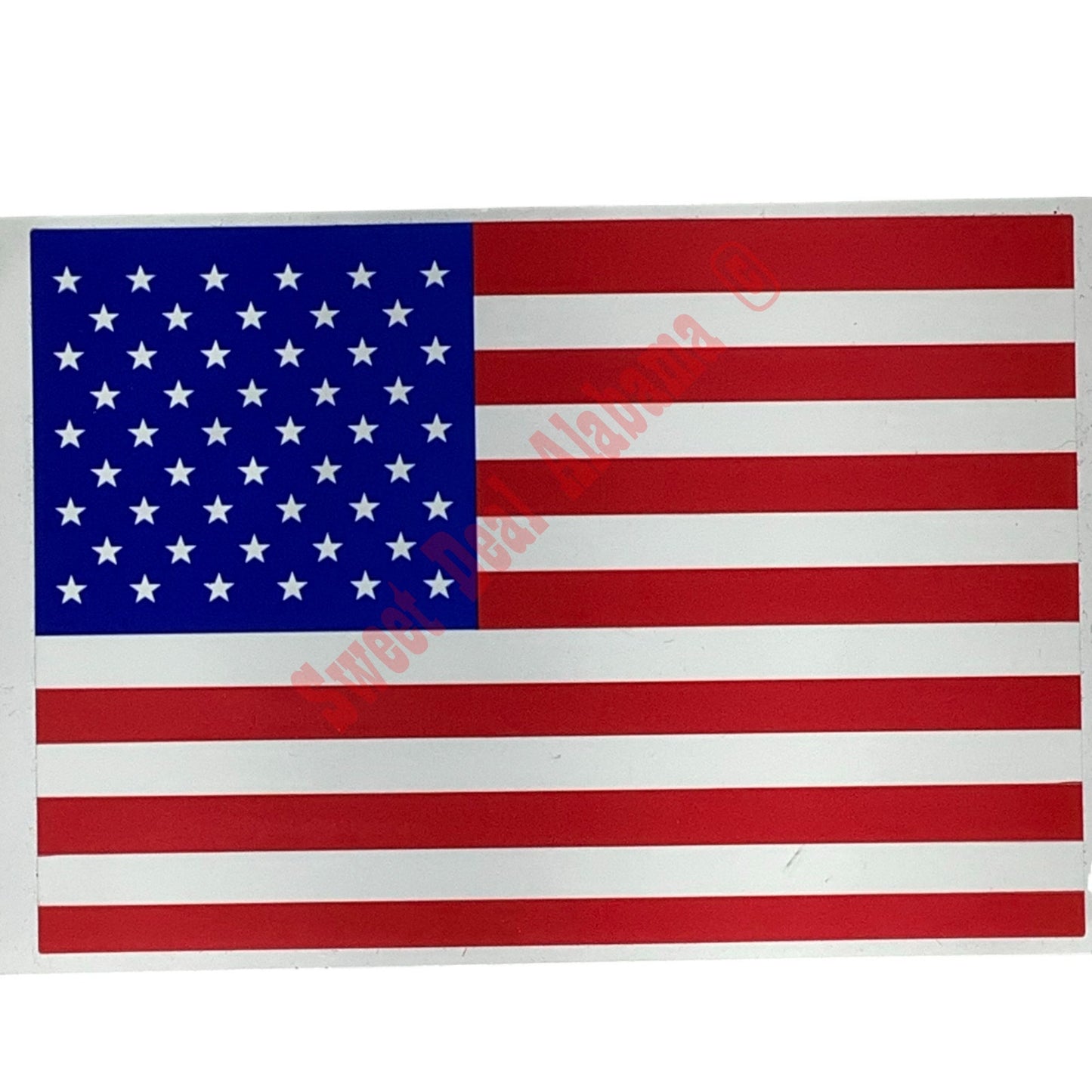 2 x U.S. Vinyl Flag Sticker Decals, 3" x 4.25", Great for Auto, Notebooks & More