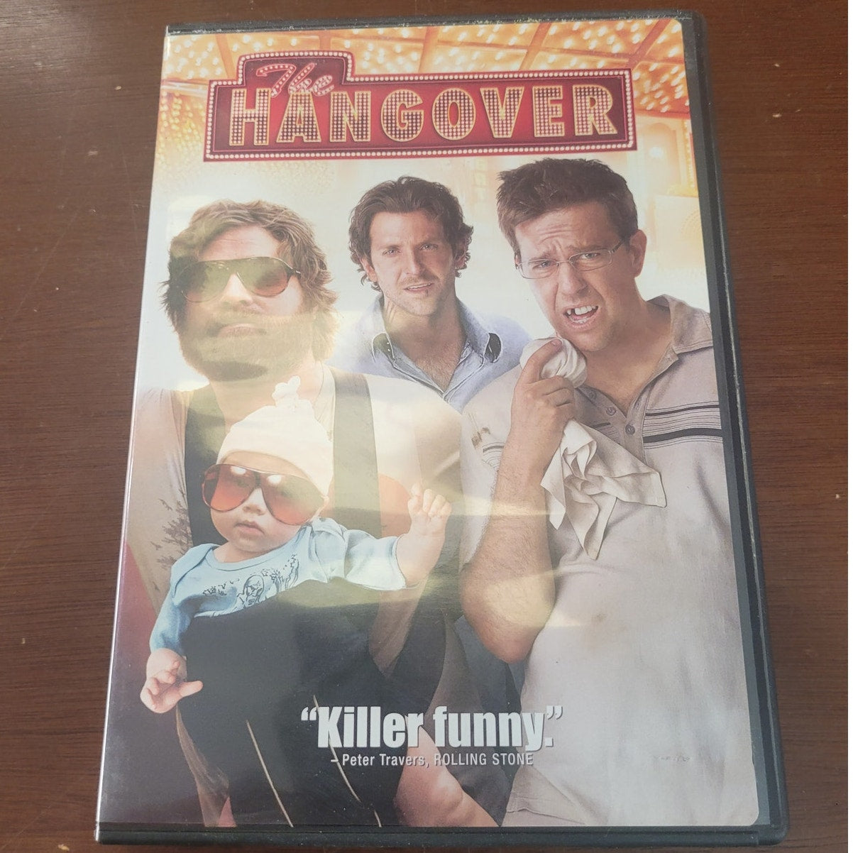 The Hangover DVD Comedy, Cooper Helms Galifianakis Las Vegas Bachelor Party 2009