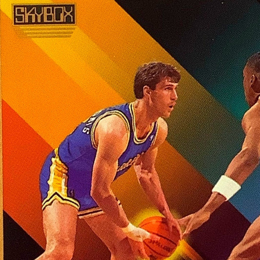Sarunas Marciulionis, Card #97, Golden State Warriors, 1990 NBA Skybox NM+