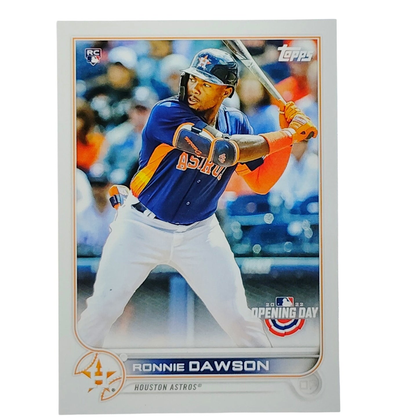 2022 Topps Opening Day #196 RC Ronnie Dawson Houston Astros Outfielder - VG/EX