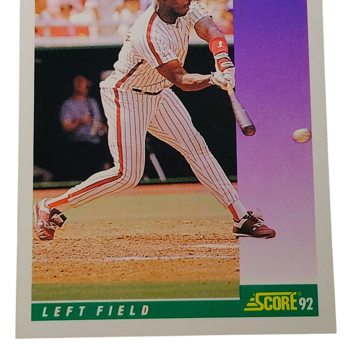 1992 Score Wes Chamberlain #384 Philadelphia Phillies Left Fielder MLB Baseball NM