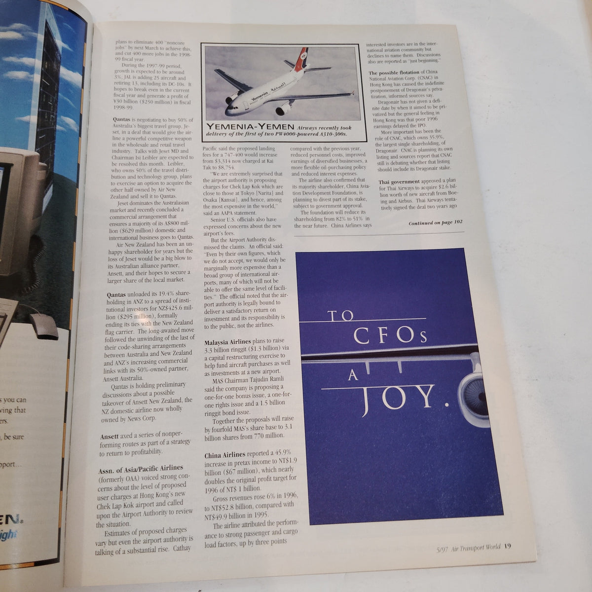 Air Transport World - May 1997 - The Magazine of World Airline Management