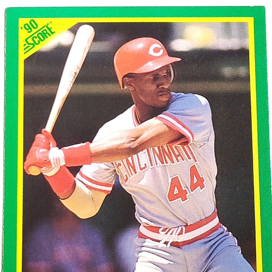 1990 Score Eric Davis #44 Cincinnati Reds Center Fielder All Star MLB EX