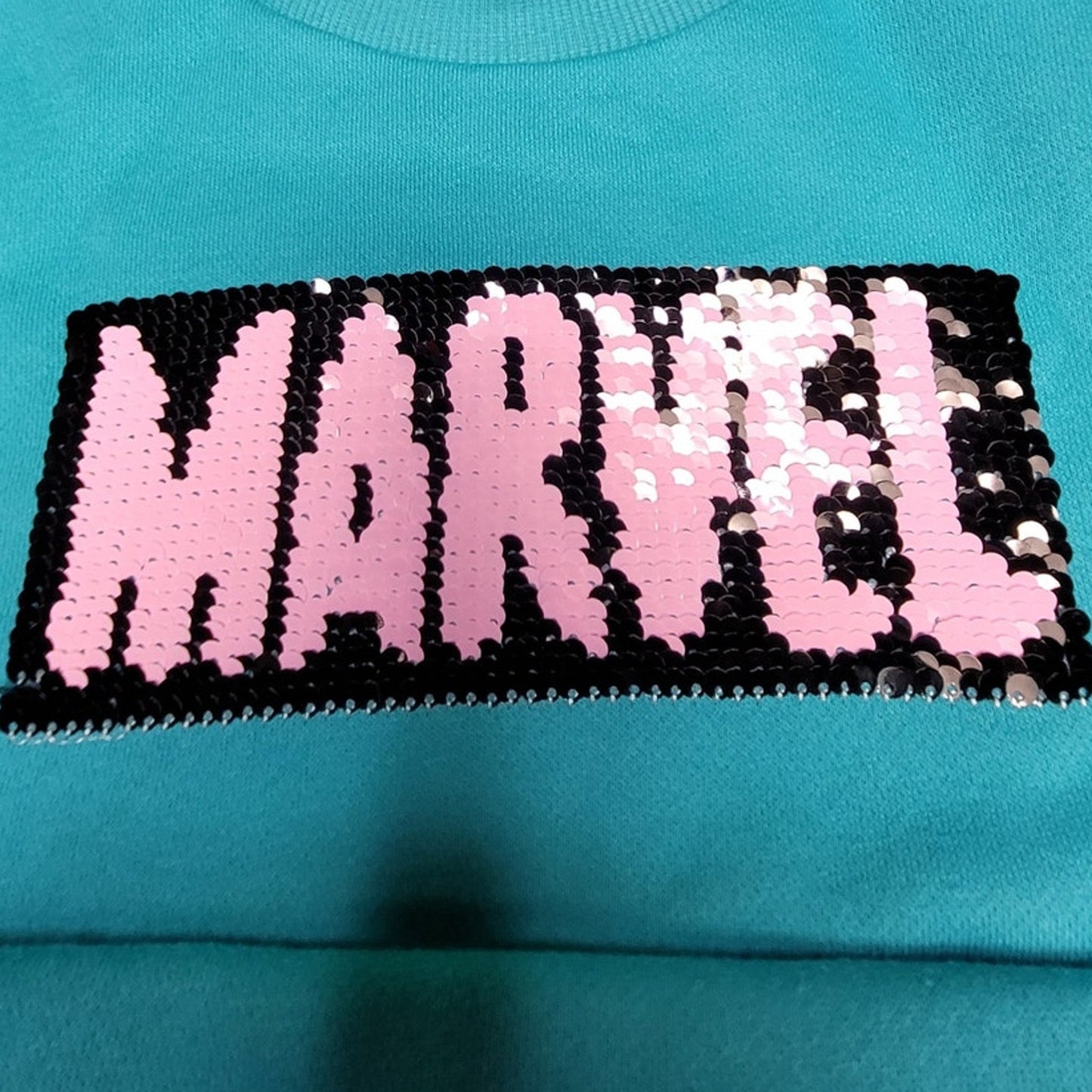 Spotted Zebra Marvel Girls' French Terry Long-Sleeve Dress Size Medium (8Y)