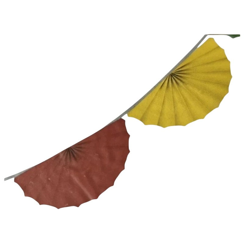 321 Party! Paper Fan Garland – 8ft Multicolor Hanging Decoration