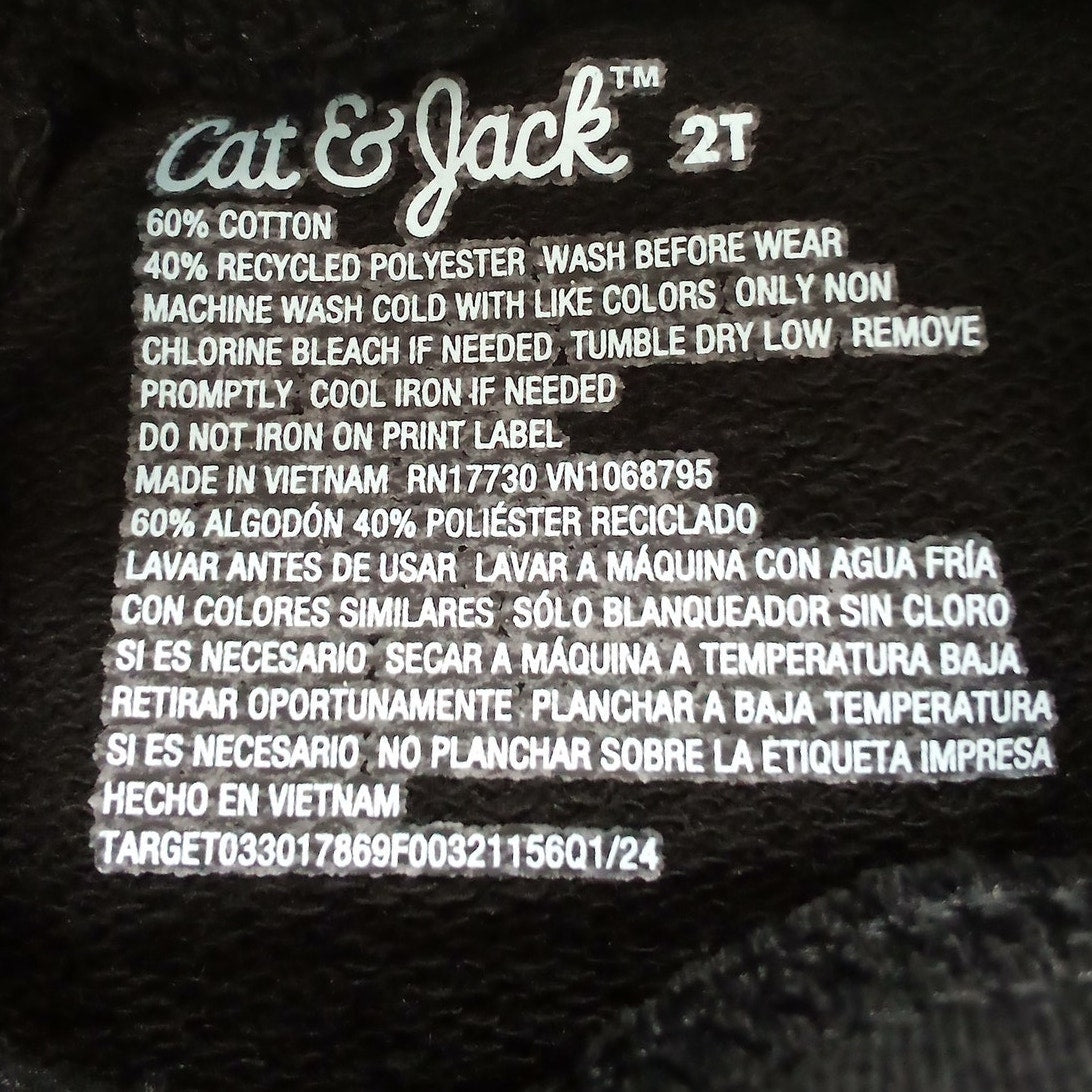 Toddler Boys’ Pull‑On Above‑Knee Shorts – Cat & Jack Black 2T