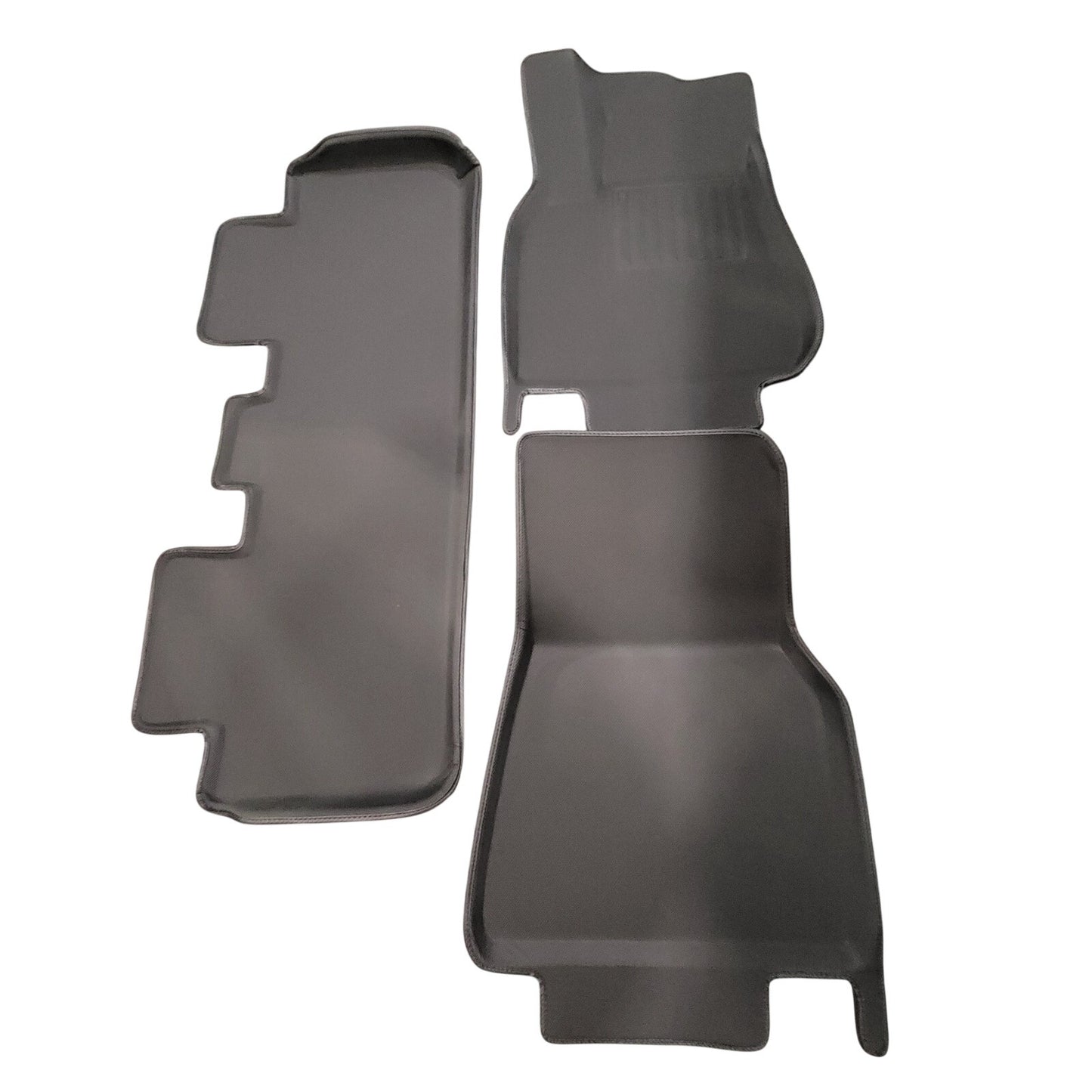 HD Tesla Model Y Mats 2020 2024 - XPE Rubber -Black (Front and Second Row Mats)