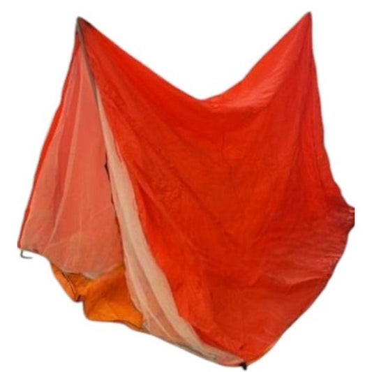 2-Person Hi-Visibility Survival Tent with Poles, Stakes, Rope, Carry Bag, NWOT