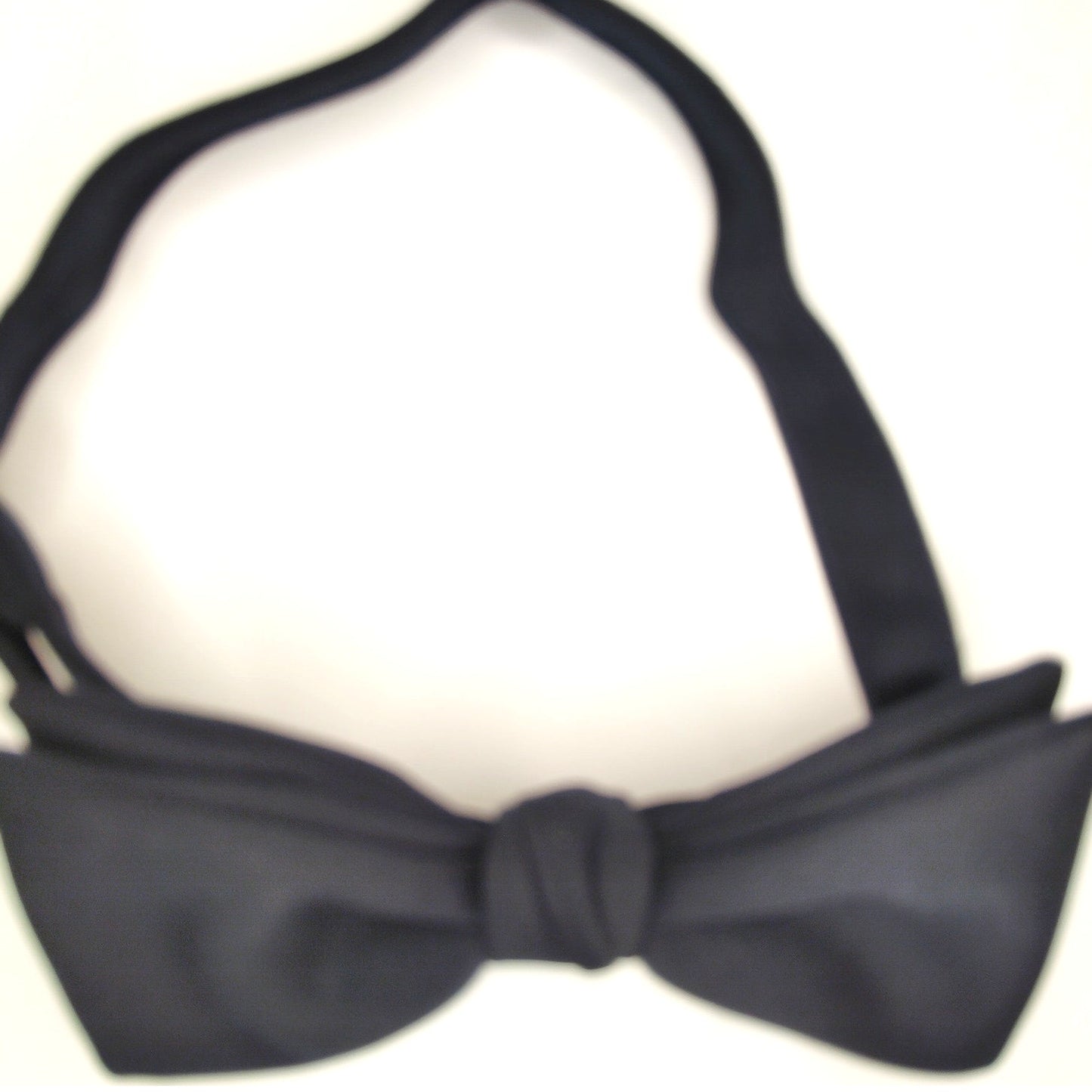 Navy Blue Pre‑Tied Bow Tie Adjustable Strap 5" Used by All Military Branches