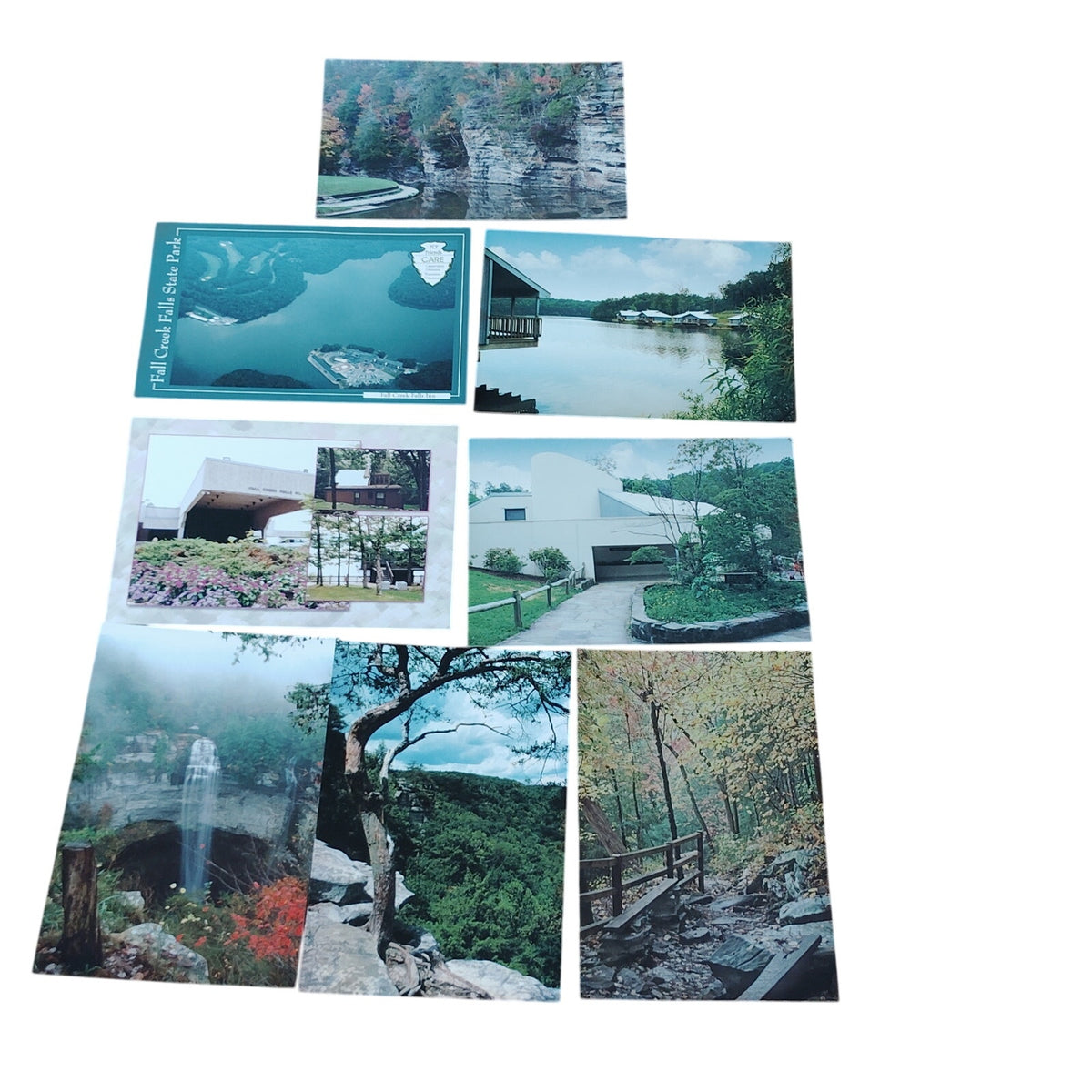 8 VTG Fall Creek Falls State Park TN Postcards - Scenic Tennessee Souvenir Lot