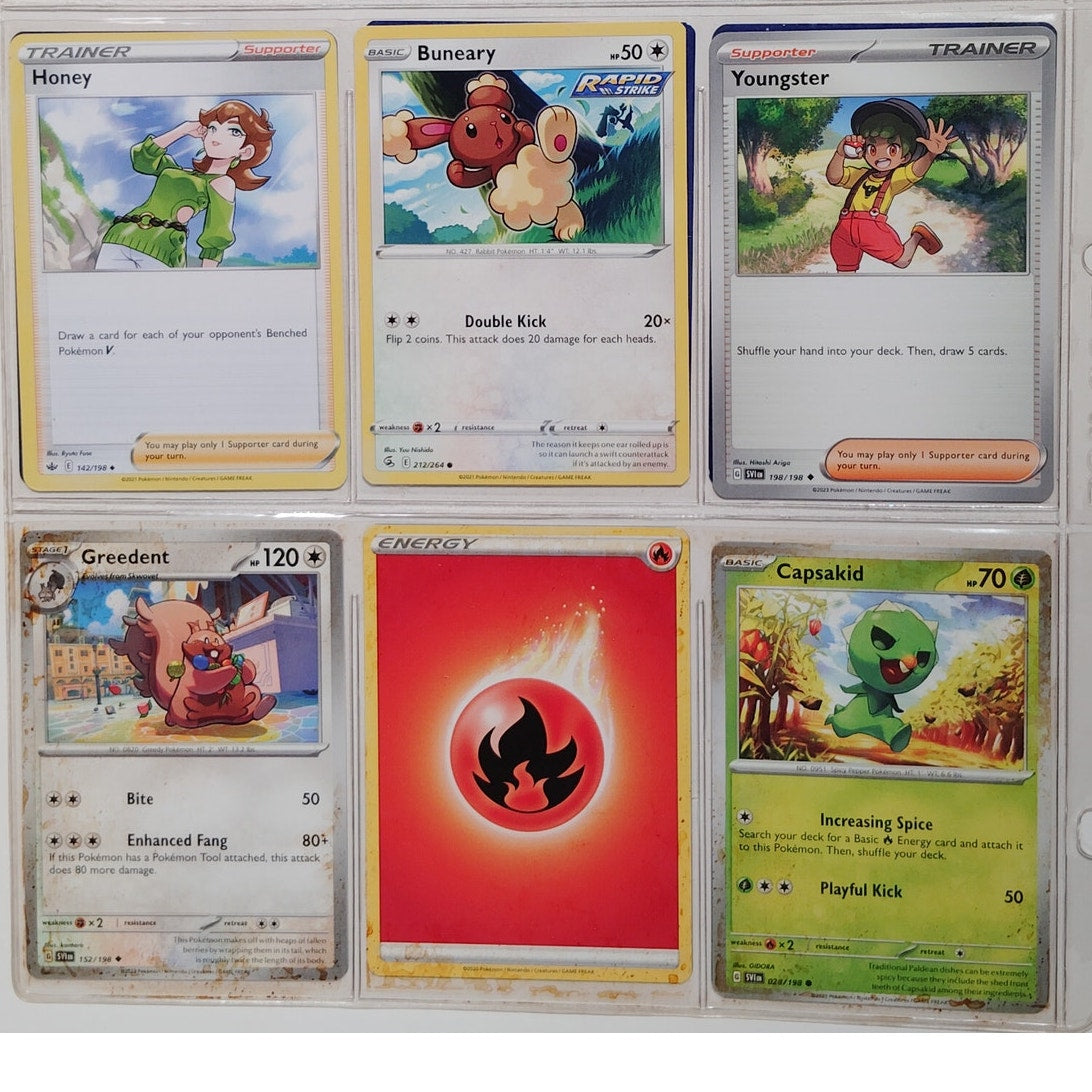 18 Random Pokémon Cards Pictured, Actual Photos Provided