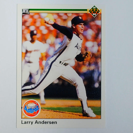 1990 Upper Deck Larry Andersen #407 Houston Astros Pitcher Action Shot - VG/EX
