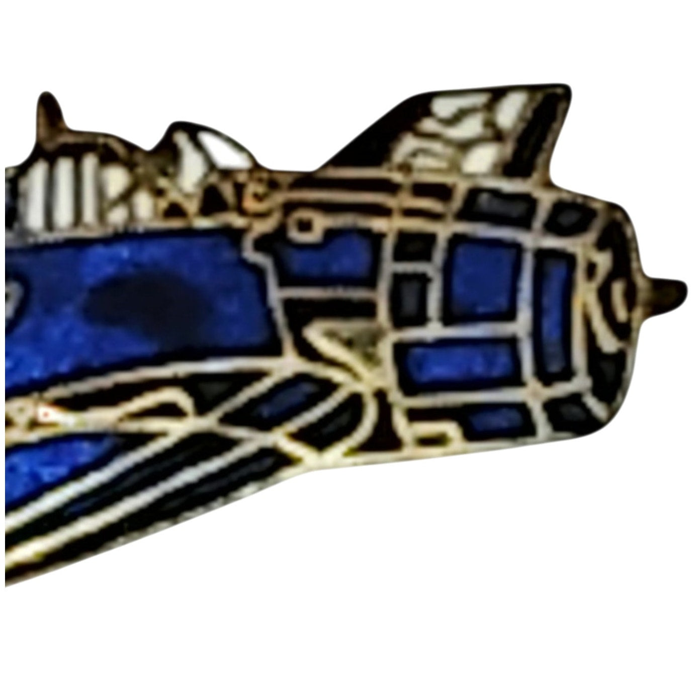 F6F Hellcat Hat Lapel Brooch Pin – WWII Navy Fighter Aircraft – 1-1/4"W x 7/8"H