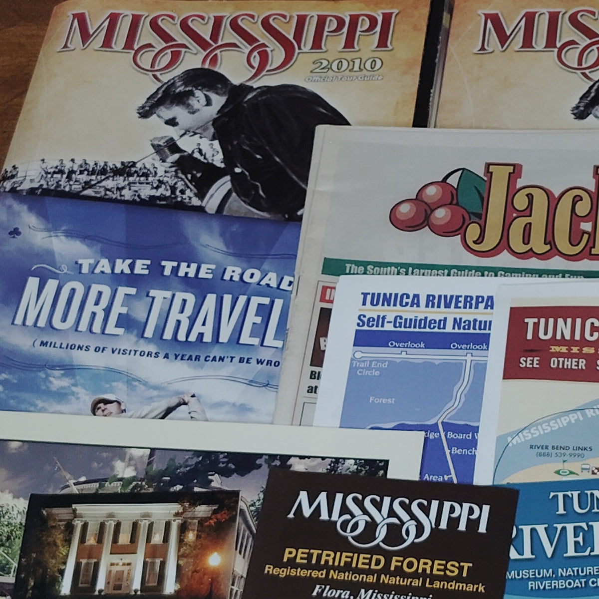 Mississippi Tunica 2010 Travel Ephemera Collection - Guides, Brochures & More