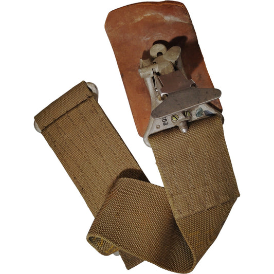 Aircraft Safety Belt Component, 1954, Stanley Aviation Corp. – 31" ODG Strap