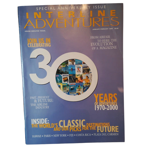 Vintage Adventures Magazine Jan/Feb 2000 30th Anniversary Travel Issue