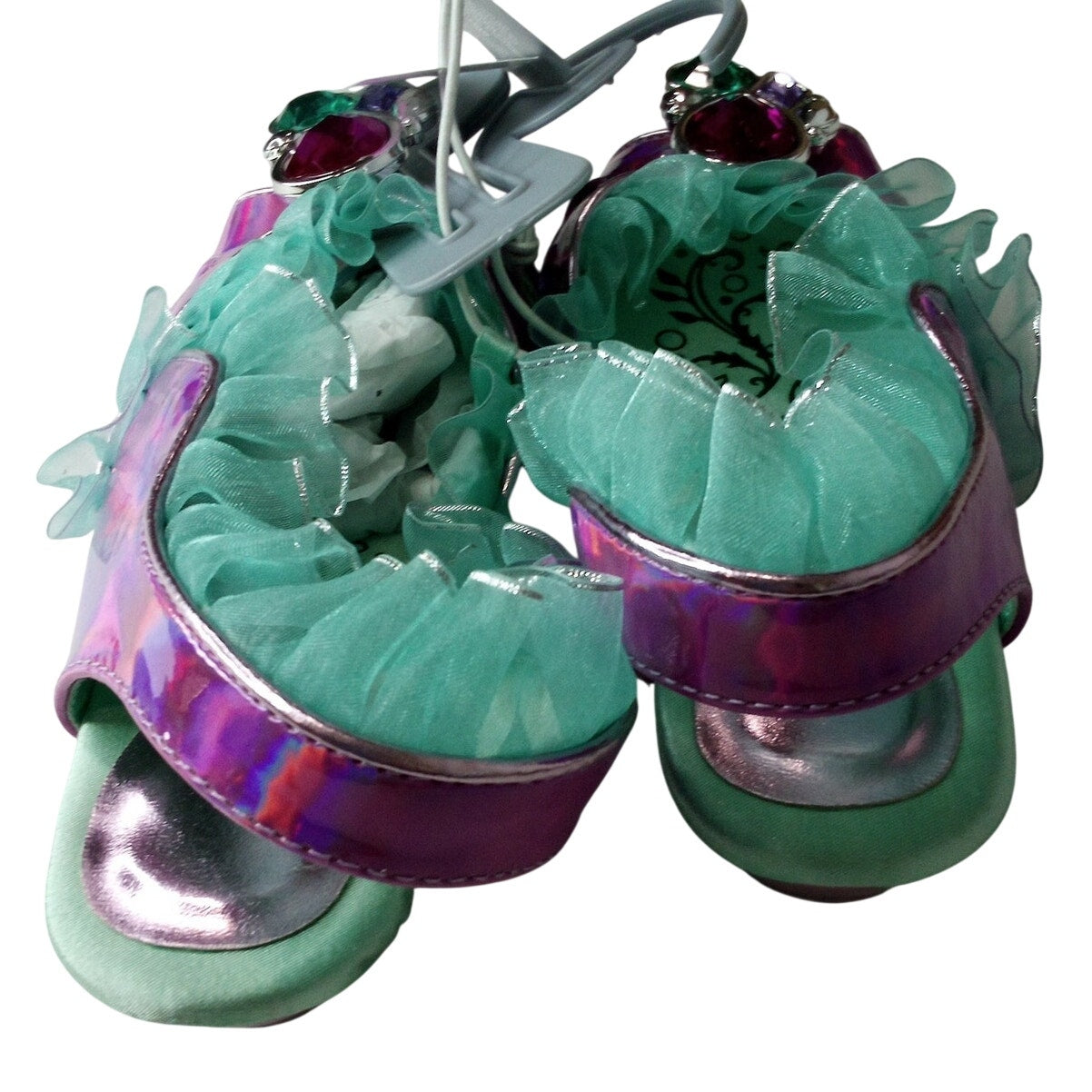 Disney Ariel Costume Footwear – Youth 11/12 – Dress‑Up Princess Shoes