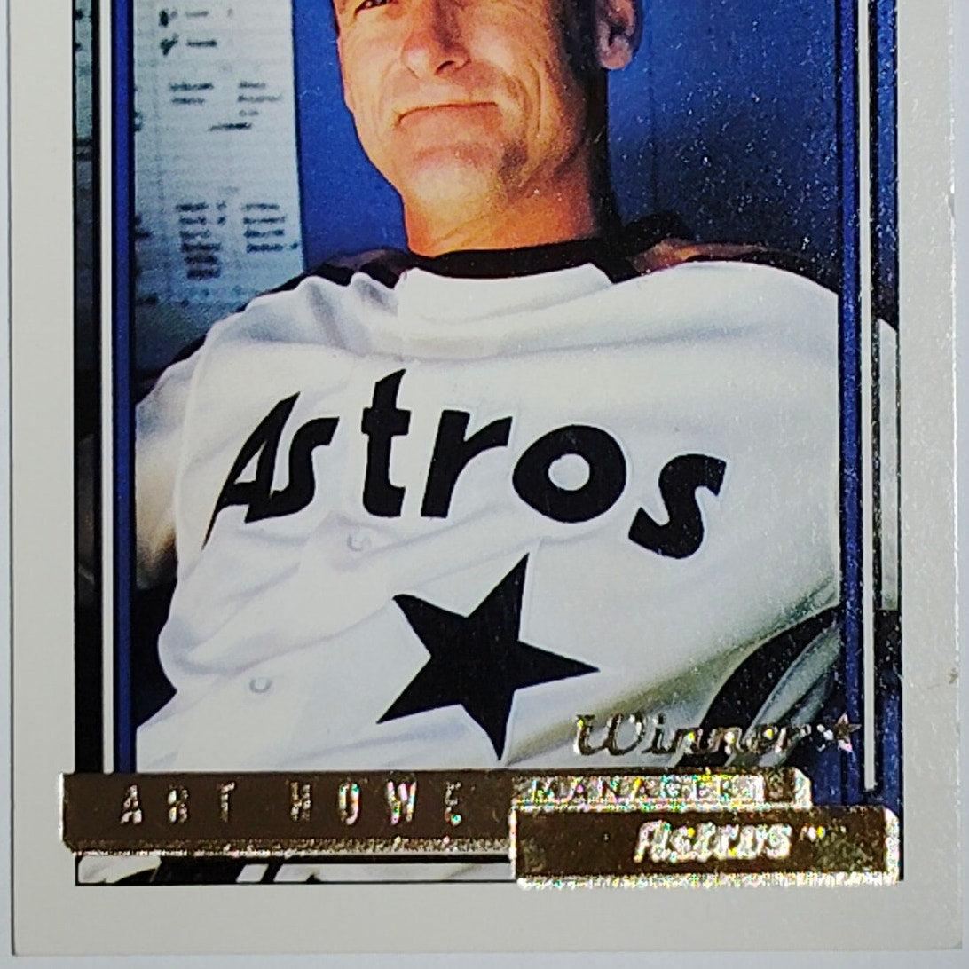 1993 Topps #729 Art Howe Gold Foil Winner Houston Astros Manager - VG/EX
