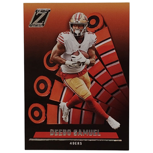 Deebo Samuel, San Francisco 49ers, NFL 2022 Panini-Zenith Card 97, EX/NM
