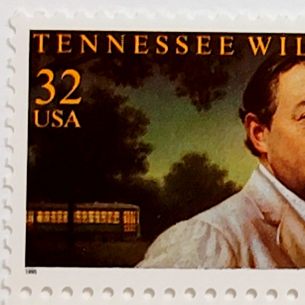1995 USA 32¢ Tennessee Williams MNH Scott 3002 – Marginal Single P1111 1