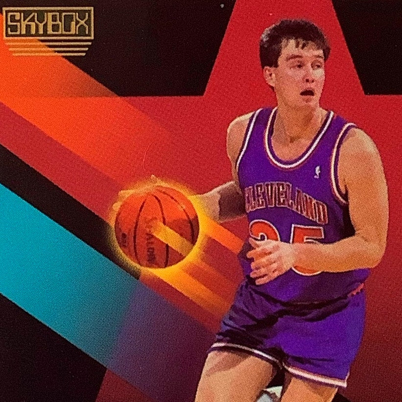 Mark Price, Card #56, Cleveland Cavs (Cavaliers), 1990 NBA Skybox NM+